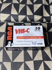 RCA VHS-C Standard Grade Camcorder Tape 30 Minutes New SEALED
