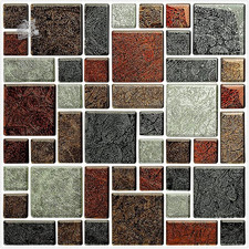 20 stickers tile mosaic PVC sticker tiles kitchen bathroom waterproof 1