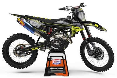 CustomMX - Grafik Kit: passend für KTM SX SXF EXC 85 125 150 250 300 350 450 Modelle