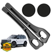 POSPICE Car Seat Gap Filler Bronco Sport Organizer Cup Holder