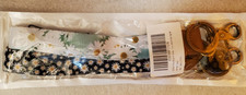 Wrist Lanyard for Keychain Or Purse. 2 pack Wristlet Straps. Daisies.
