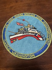 Vintage US Coast Guard USGC Station Ilwaco Washington Patch Kasamaki & Co. Japan