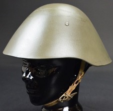 DDR NVA Stahlhelm Paradehelm Kunststoff 3 Nieten Größe 55 Defekte!!!  11417
