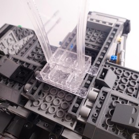 Display Stand for LEGO 75256 75104 Kylo Ren's Command Shuttle, stand only.