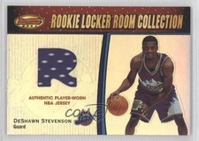 2000-01 Bowman's Best Rookie Locker Room Collection Relics DeShawn Stevenson 0o9