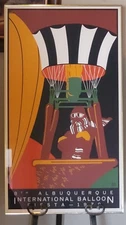 Original 8th Albuquerque International Balloon Fiesta Poster  John Martinez 1979