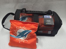 NFL Miami Dolphins Cornhole Bag Set Of 8 Brand New in Carry Case.