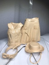 VINTAGE 1965 Jane West Poseable Doll Cowgirl Outfit  Louis Marx