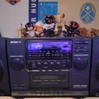 vintage SONY CFD-440 Cassette/Tape AM/FM CD Player Boombox! classic，rare!!