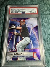 2025 Bowman's Best Top Prospects Travis Bazzana Purple Lazer /250 PSA 10 GM