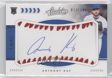 2020 Absolute Rookie Baseball Material Signatures /149 Anthony Kay #124 Auto 0c6