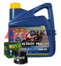 Kawasaki KEF300 A Lakota 95 96 97 98 99 00 Putoline N-Tech Pro R+ 10W40 and Oil 