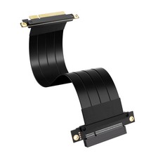 SinLoon PCIe 3.0 X8 Extension Cable PCI-E 8X Male to Female 25 cm, Black