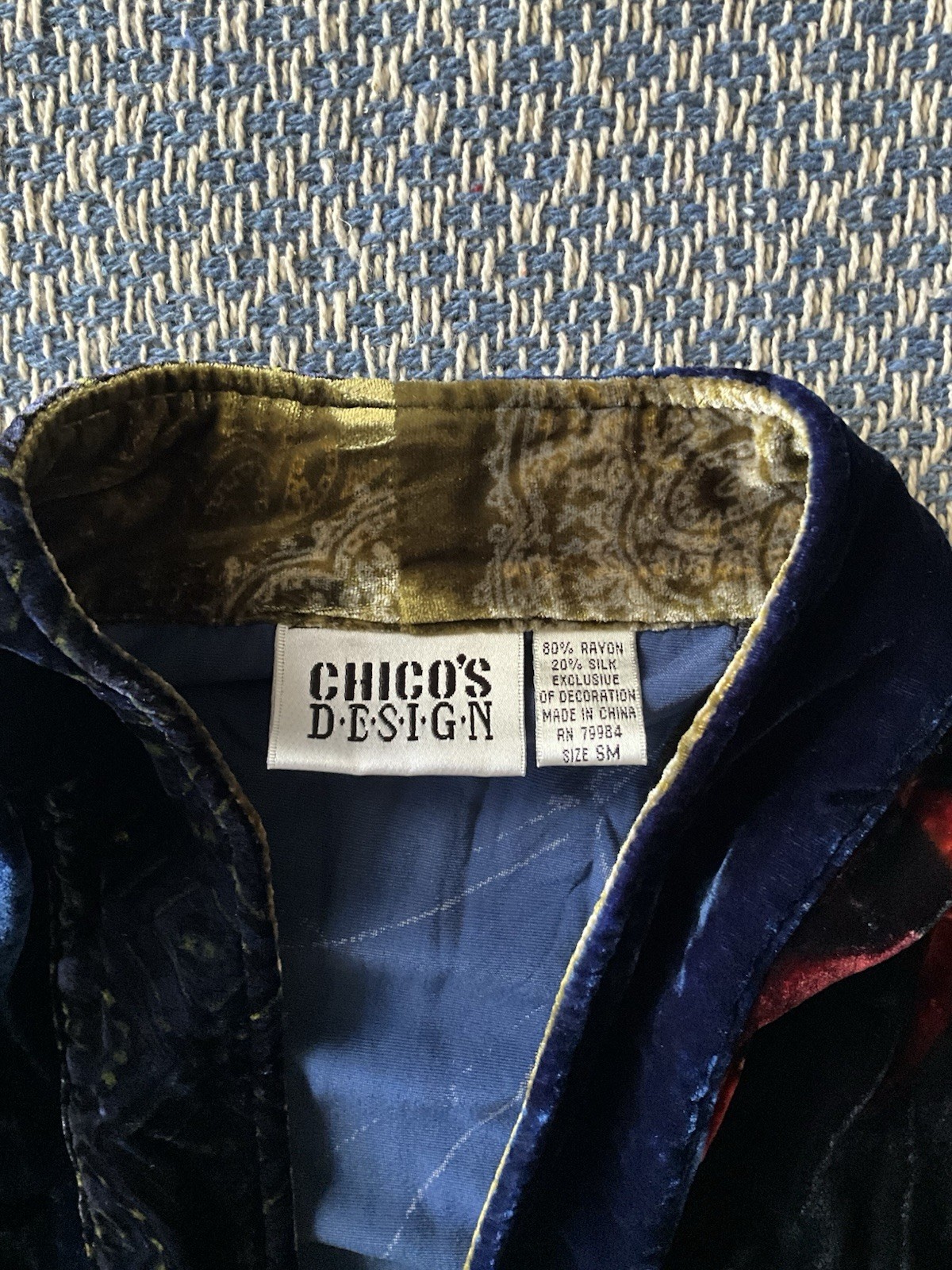 Chicos Design Women’s Boho Patchwork Tassel Open … - image 7