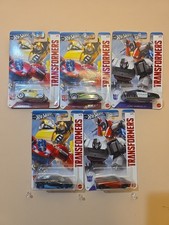 2024 Hot Wheels Transformers Walmart Exclusive Full Set Of 5