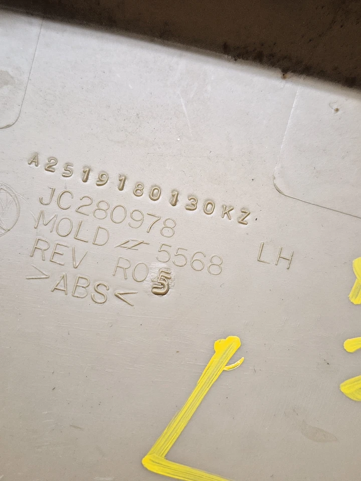 Painel tampa acabamento assento motorista dianteiro esquerdo Mercedes-Benz R350 2006–2011 fabricante de equipamento original - Imagem 3 de 3