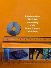 Scheibenfr&auml;ser Metalls&auml;geblatt Controx VHM 32 x 0,8 x 8 - 30 Z&auml;hne neuwertig