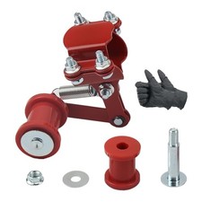 Universal Chain Adjuster Tensioner Guide Spring Sprocket Chain with Spare Red