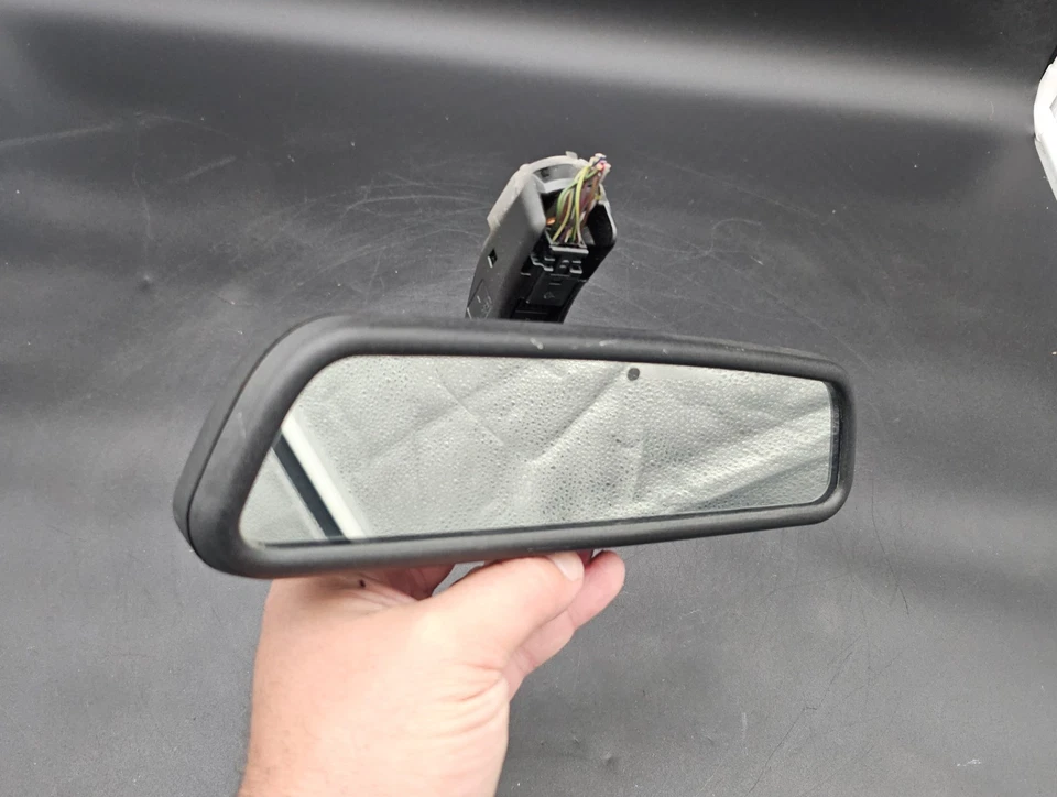00-06 BMW E46 325ci 330ci CONVERTIBLE Inside Upper Rear View Mirror Auto Dimming - Image 3 of 4