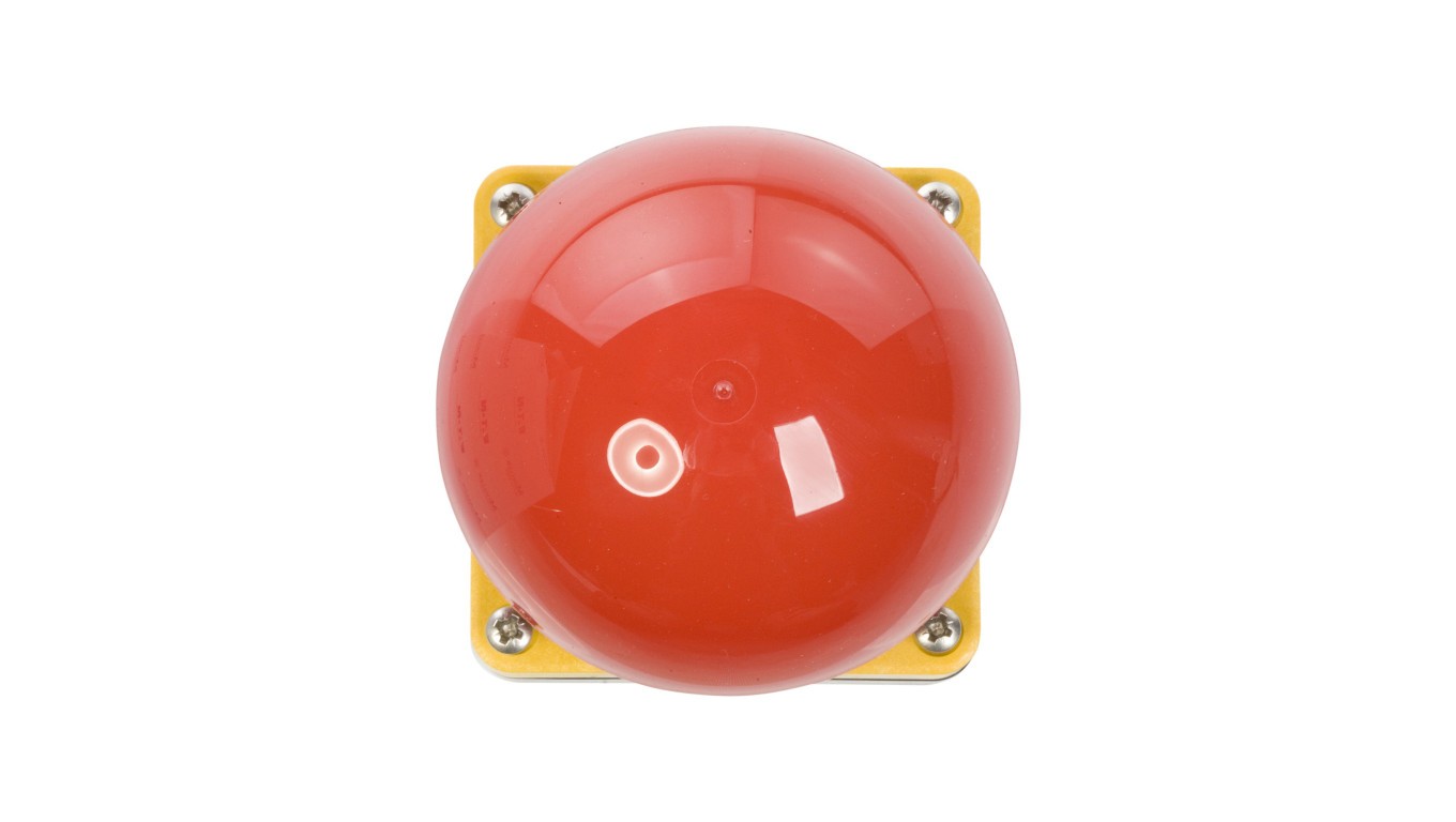 1R 1Z Large Security Button Red RMQ Titanium 229748