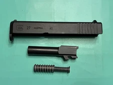 USED OEM GLOCK 27 GEN 3 SLIDE BARREL GUIDE ROD SPRING FRYING PAN .40 CAL