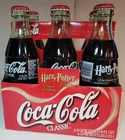 Vintage HARRY POTTER  6 PK 8oz COCA-COLA BOTTLES UNOPENED
