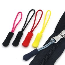 5/10 Pcs Zipper Pull Puller Fixer Zip Cord End Fit Rope Tag Broken Buckle Travel