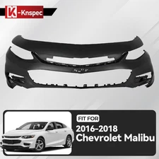 For 2016-2018 Chevrolet Malibu Front Bumper Cover Matte Black W/O Holes 84042377
