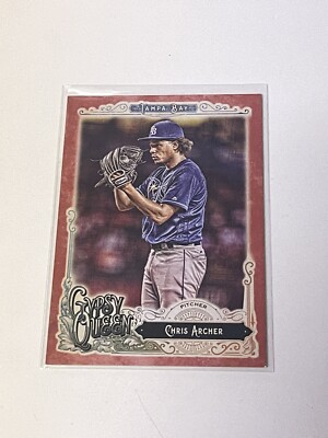 2017 Topps Gypsy Queen Red #86 Chris Archer /10  **030910