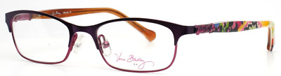 VERA BRADLEY VB Lana Rio Purple Pink Girls Kids Eyeglasses 46-16-125 B:26 AS-IS