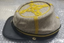 CIVIL WAR CSA CONFEDERATE INFANTRY MAJOR-COLONEL JEAN WOOL KEPI CAP-ALL SIZES