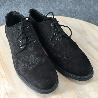 G By Guess Dress Shoes Mens 10 Oxford Black Faux Leather  display picture 1
