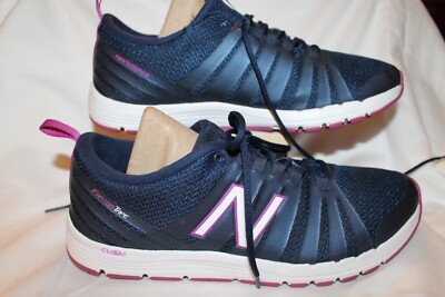 New Balance Women s 811 Fantom Tape Cush Running Shoes Size 8.5 Navy WX811PV