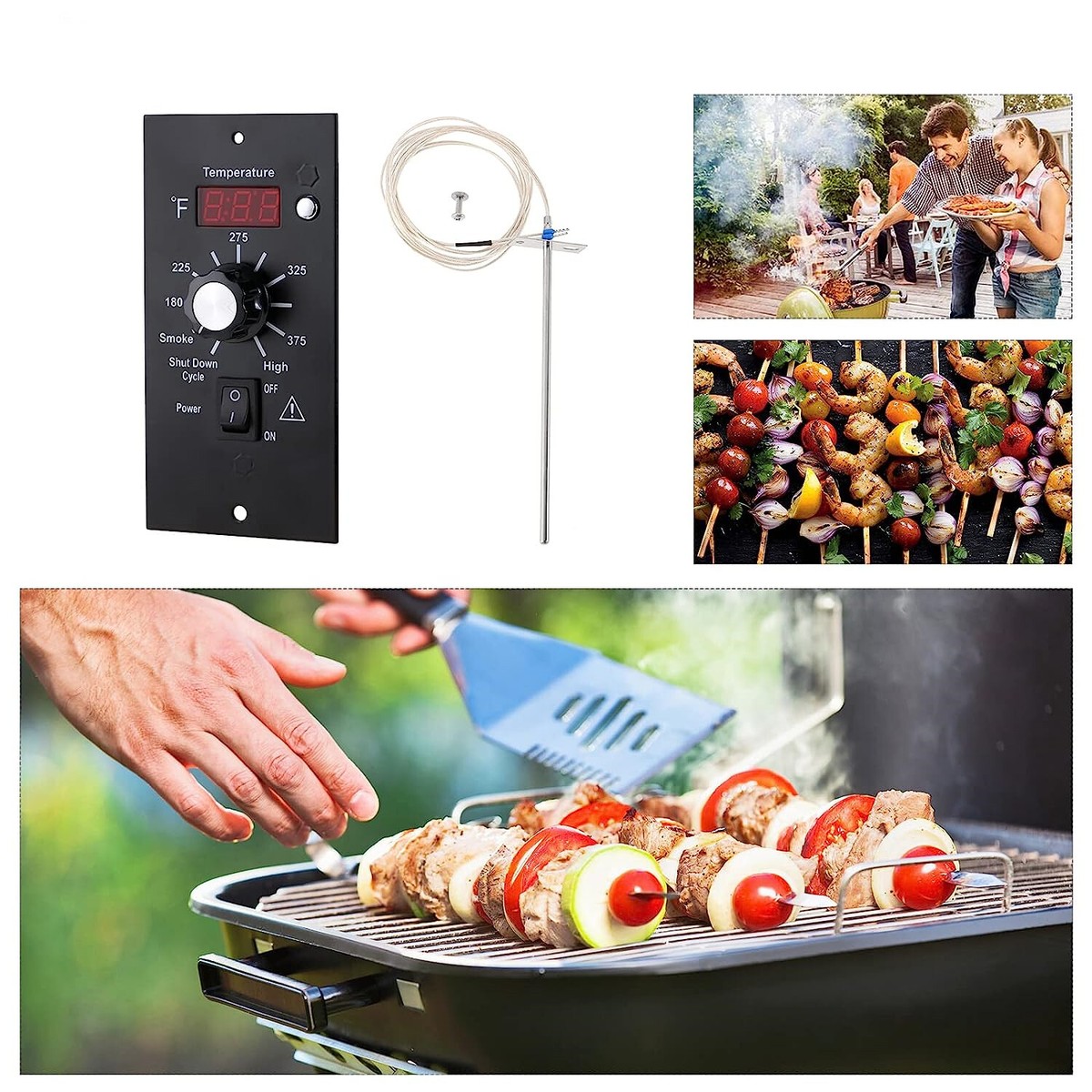 Digital Thermostat Kit BAC236 BAC283 BAC389 for Traeger Wood Pellet Grill  Models