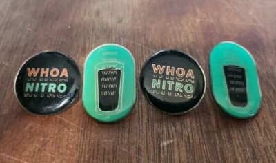 LOT 4 STARBUCKS NITRO COLD BREW WHOA BARISTA LAPEL PINS