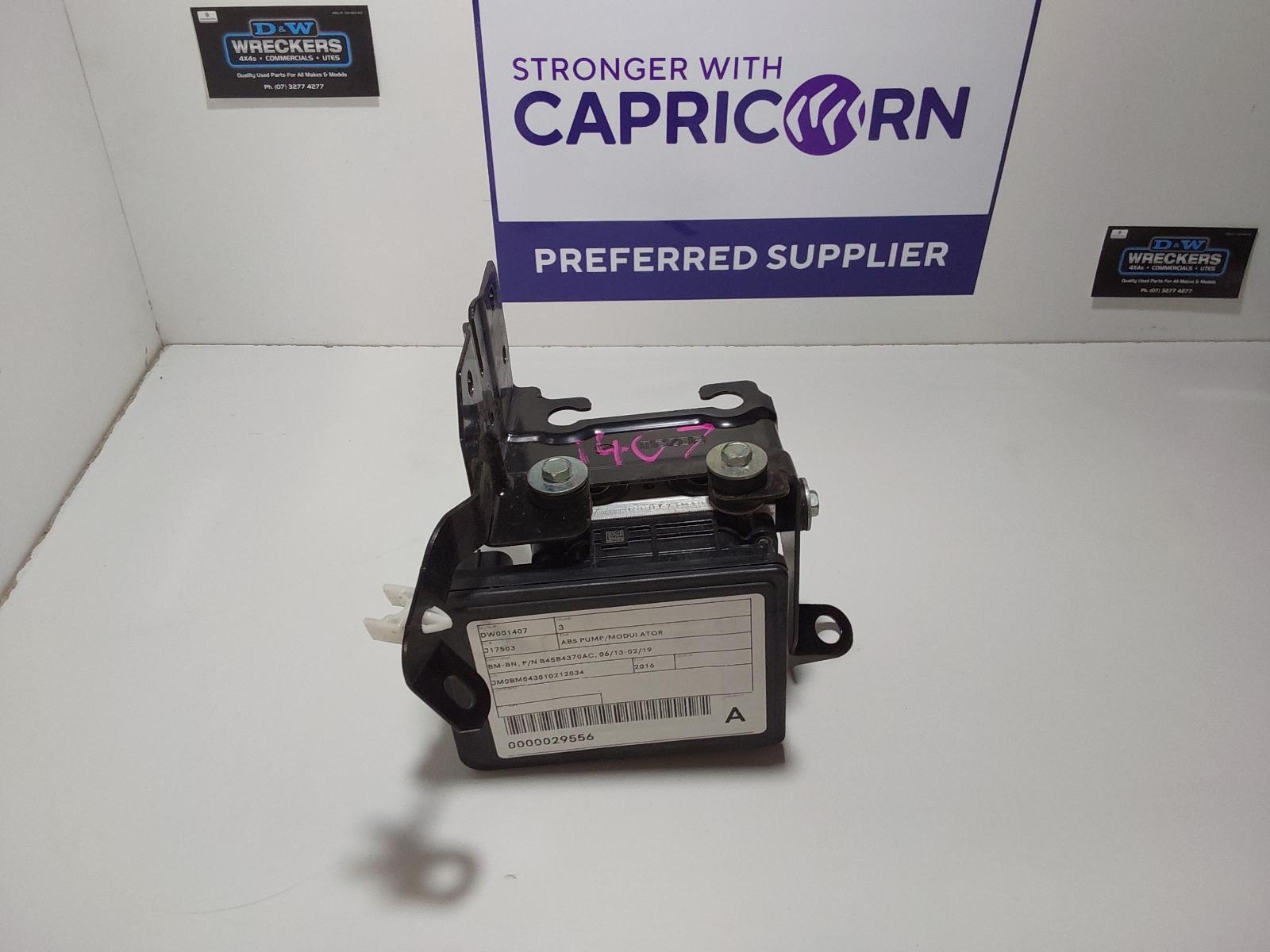 MAZDA 3 ABS PUMP/MODULATOR BMBN, P/N B45B4370AC, 06/1302/19 13 14 15