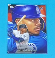 2022 Topps Julio Rodriguez Rookie Card GAME WITHIN THE GAME SP Mariners #8 RC