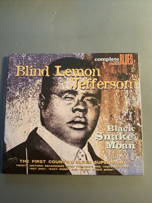 Black Snake Moan by Blind Lemon Jefferson (CD, 2004)