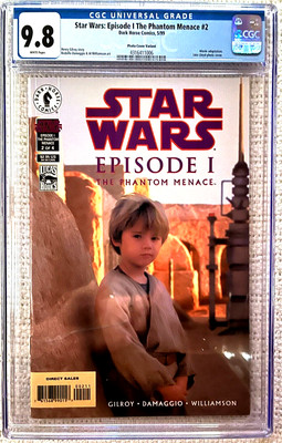  ~DARK HORSE~STAR WARS:EPISODE I PHANTOM MENACE #2B~ ~PHOTO CVR ~ ~CGC 9.8~ 
