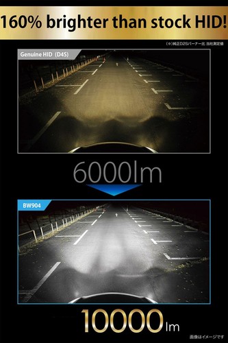 CARMATE BW904 LED Headlights Bulb D4S 6000K 10000lm Replacement of HID to LED - Picture 3 of 10