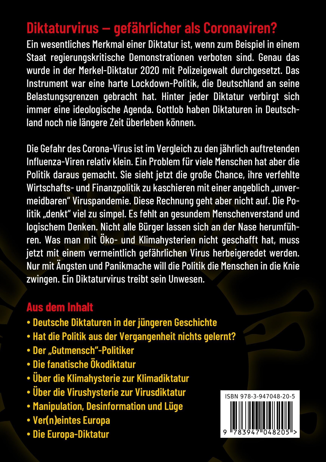 Thumbnail - Werner Kirstein | Diktaturvirus - Gefährlicher Als Coronaviren? |