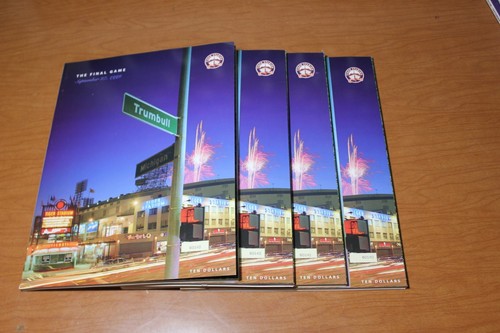 Detroit Tiger Stadium Final Game Program w engraved game date stamp Sep 27, 1999 - Picture 6 of 7