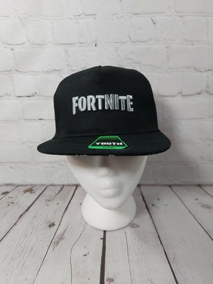NEW FORTNITE Youth Black Cap Hat OSFM 