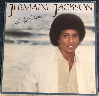 Jermaine Jackson - Let's Get Serious LP 1980 Motown w/ Stevie Wonder - Near Mint