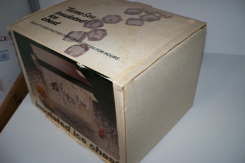 Ice Chest ThermoServ Insulated Acrylic Polar Bear Penguin-NEW- Unused-Vintage - Picture 6 of 10