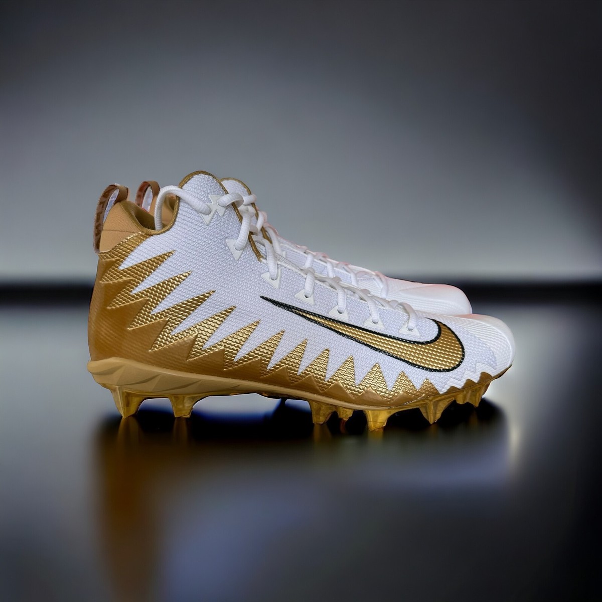 Nike Alpha Menace Pro Mid PROMO Football Cleats Size 11-16 White