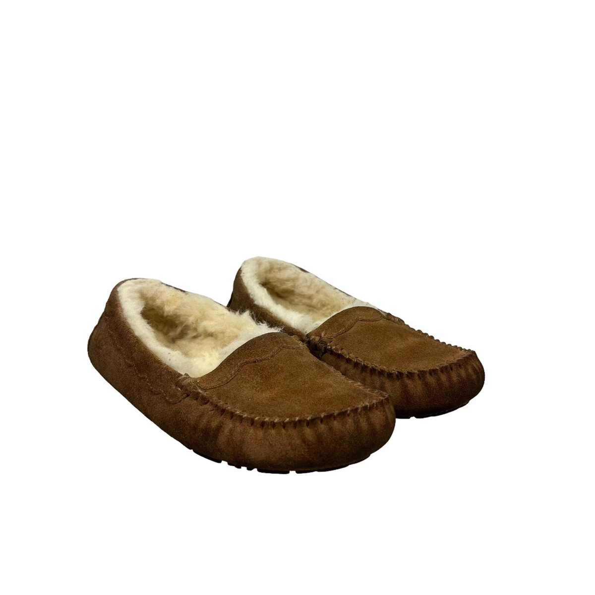 UGG Scalloped Moc 57322 Chesnut Slippers Women's Sz 5 | eBay