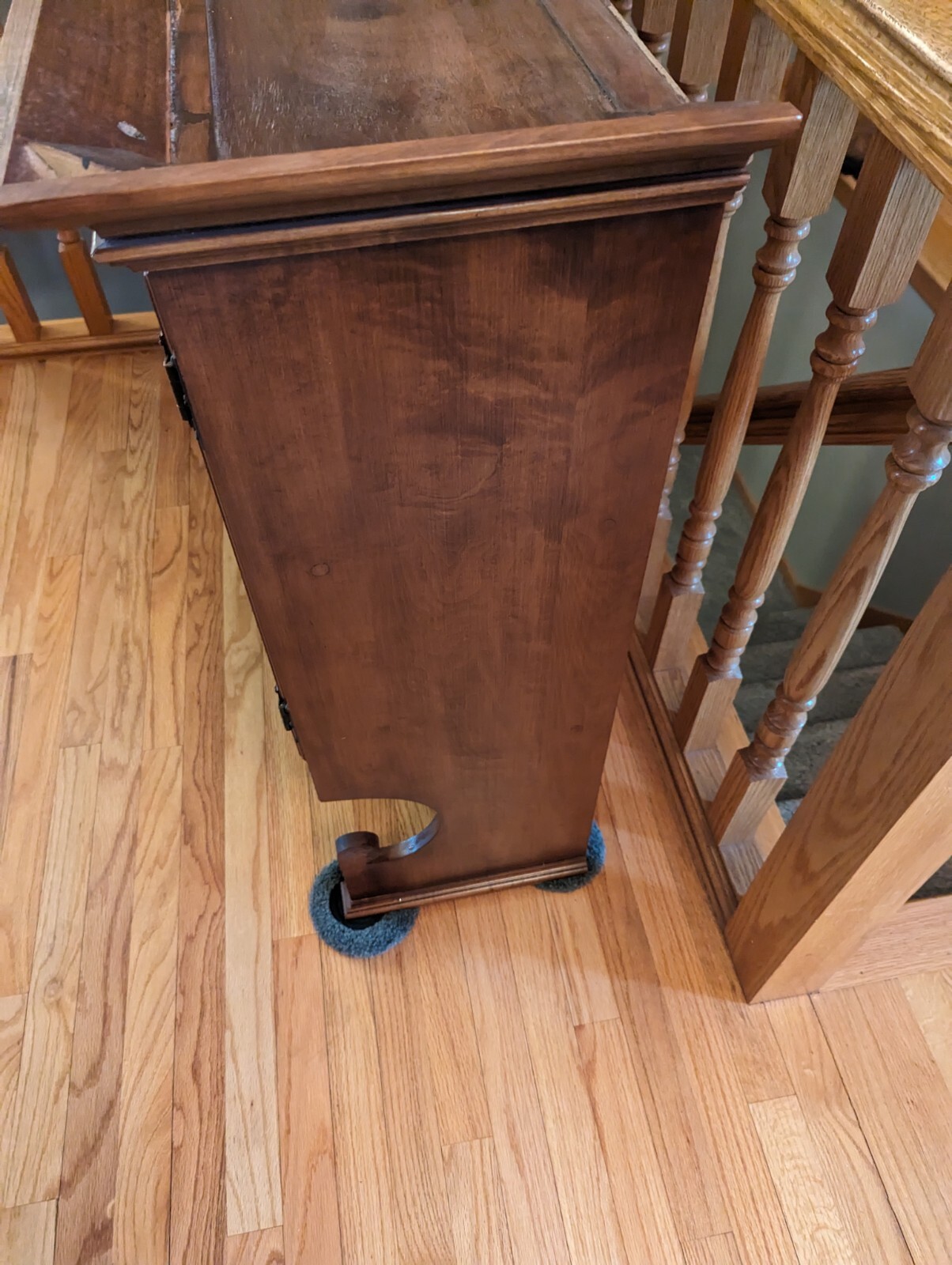 VINTAGE TELL CITY HARD ROCK MAPLE HUTCH TOP ONLY 8386.GLASS DOORS eBay