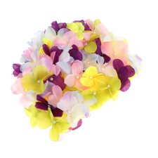 1PC Bathing Cap Flower Swim Cap Reusable Washable Stylish Swimming Caps