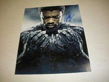 CHADWICK BOSEMAN BLACK PANTHER,42 DECEASED ACTOR W/COA SIGNED 8X10 PHOTO